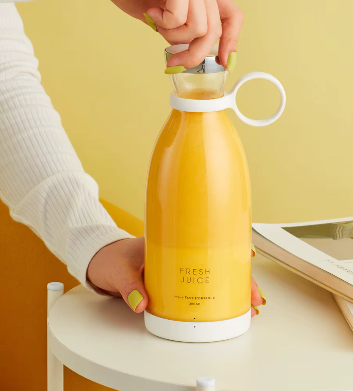 350ML Electric Juicer Blender Mixer USB Rechargeable Machine Household Portable Blender Maker Cup Kitchen Tool Kit
